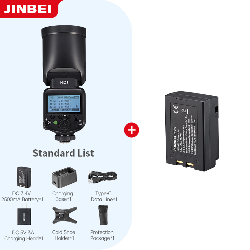 Outdoor Lighting In Photography - ชุดไฟแฟลชกล้องถ่ายภาพกลางแจ้ง JINBEI HD-1 หัวกลม HSS Speedlite