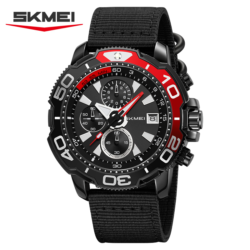 Outdoor Lighting Timer - นาฬิกาข้อมือควอตซ์ SKMEI 9381 รุ่นใหม่สำหรับผู้ชาย นาฬิกาสปอร์ตมัลติฟังก์ชั่น แสดงเวลา
