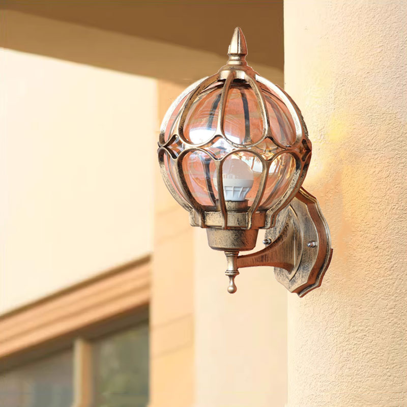 Xl Outdoor Lighting - Retro ยุโรปโคมไฟติดผนังกลางแจ้ง Villa Garden Porch Wall