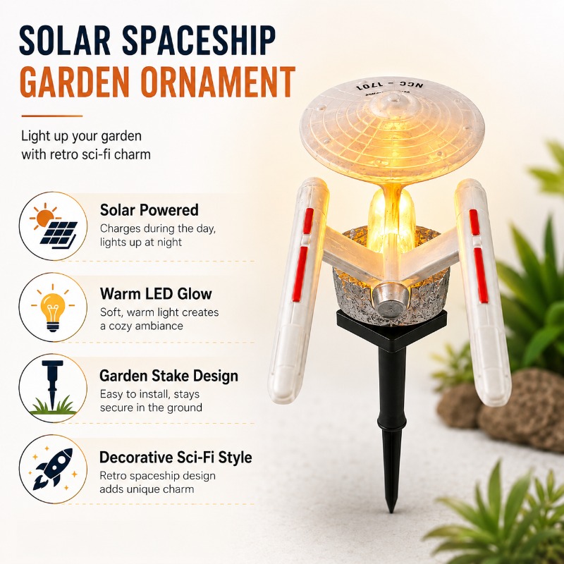 ไฟประดับสวนรูปยานอวกาศ Star Tr - Halo Outdoor Lighting บทวิจารณ์และราคา