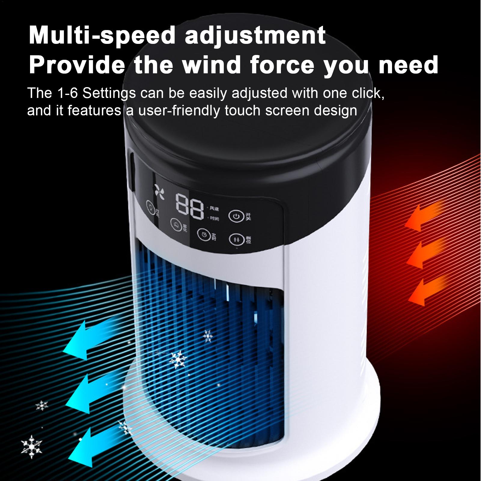 พัดลมแอร์พกพา 6 ระดับความเร็ว  - Outdoor Lighting Timer บทวิจารณ์และราคา
