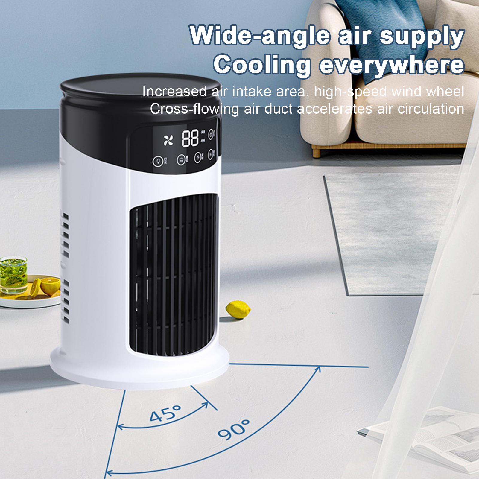 พัดลมแอร์พกพา 6 ระดับความเร็ว  - Outdoor Lighting Timer บทวิจารณ์และราคา