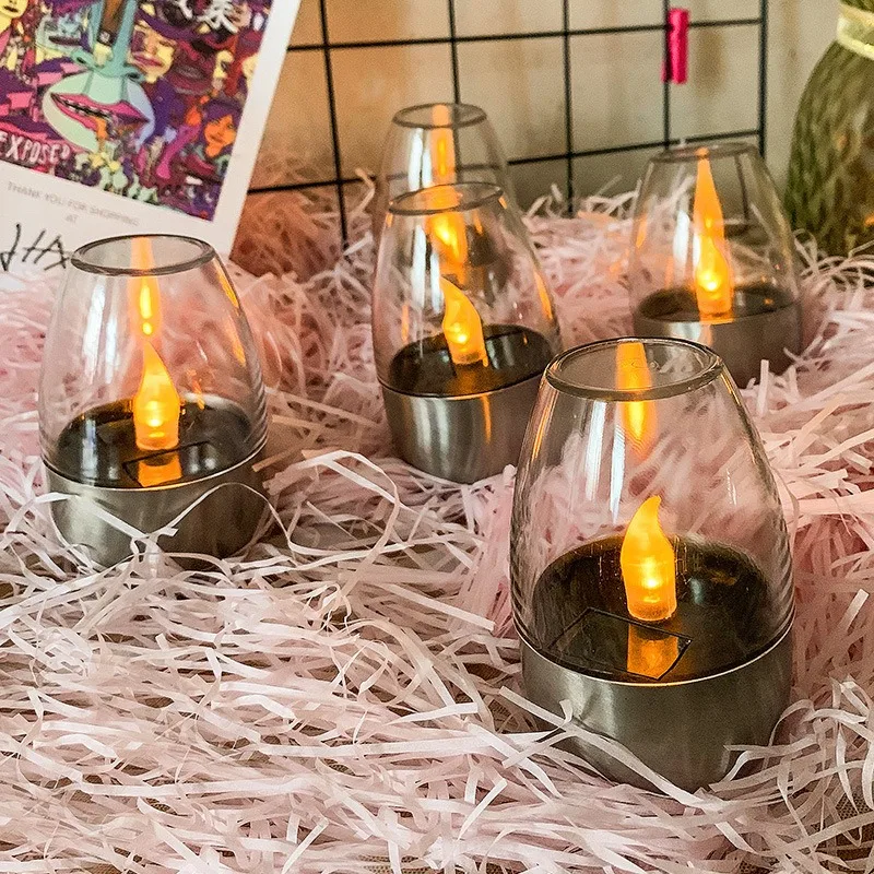 เทียนไร้เปลวไฟพลังงานแสงอาทิตย - Halo Outdoor Lighting บทวิจารณ์และราคา