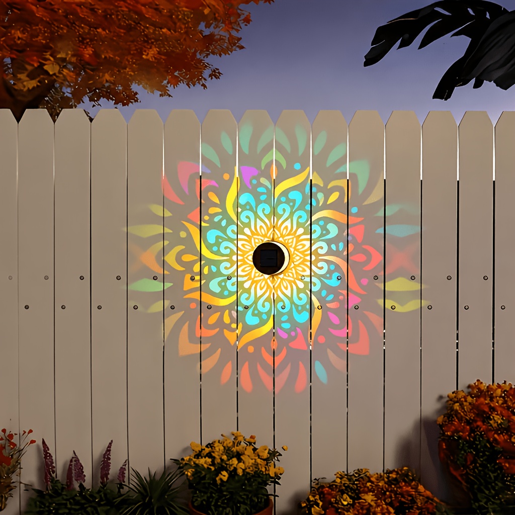 ไฟรั้วพลังงานแสงอาทิตย์ 1/2/4  - Outdoor Lighting Wall บทวิจารณ์และราคา