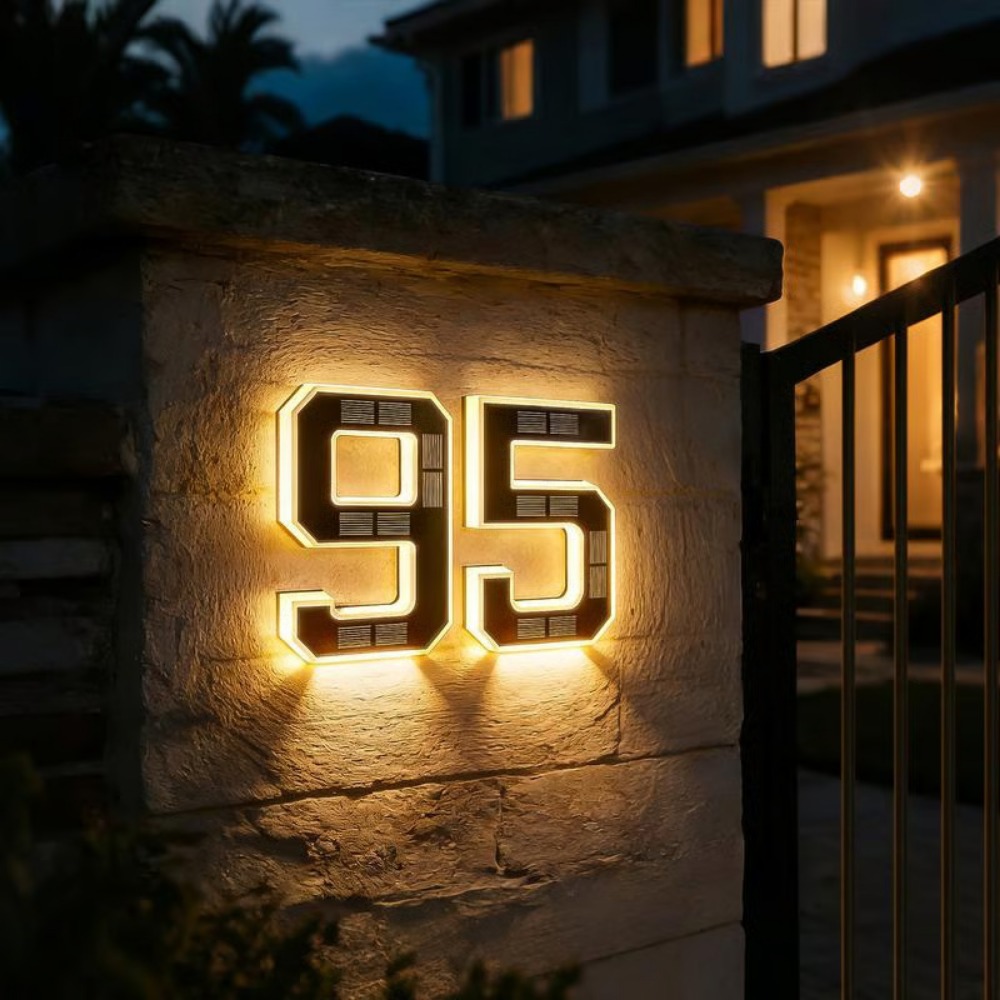 ป้ายเลขที่บ้านพลังงานแสงอาทิตย - Xl Outdoor Lighting บทวิจารณ์และราคา
