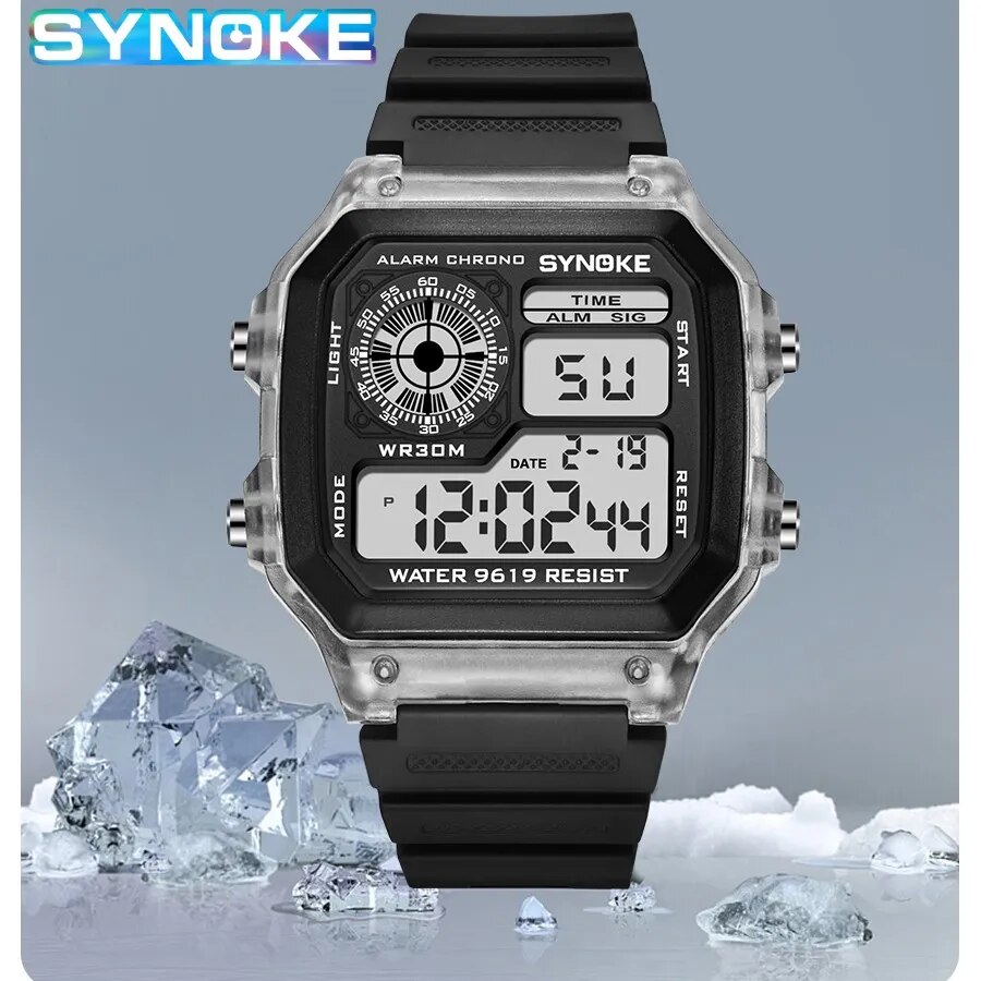 Synoke นาฬิกาดิจิตอลผู้ชาย, นา - Outdoor Lighting Timer บทวิจารณ์และราคา