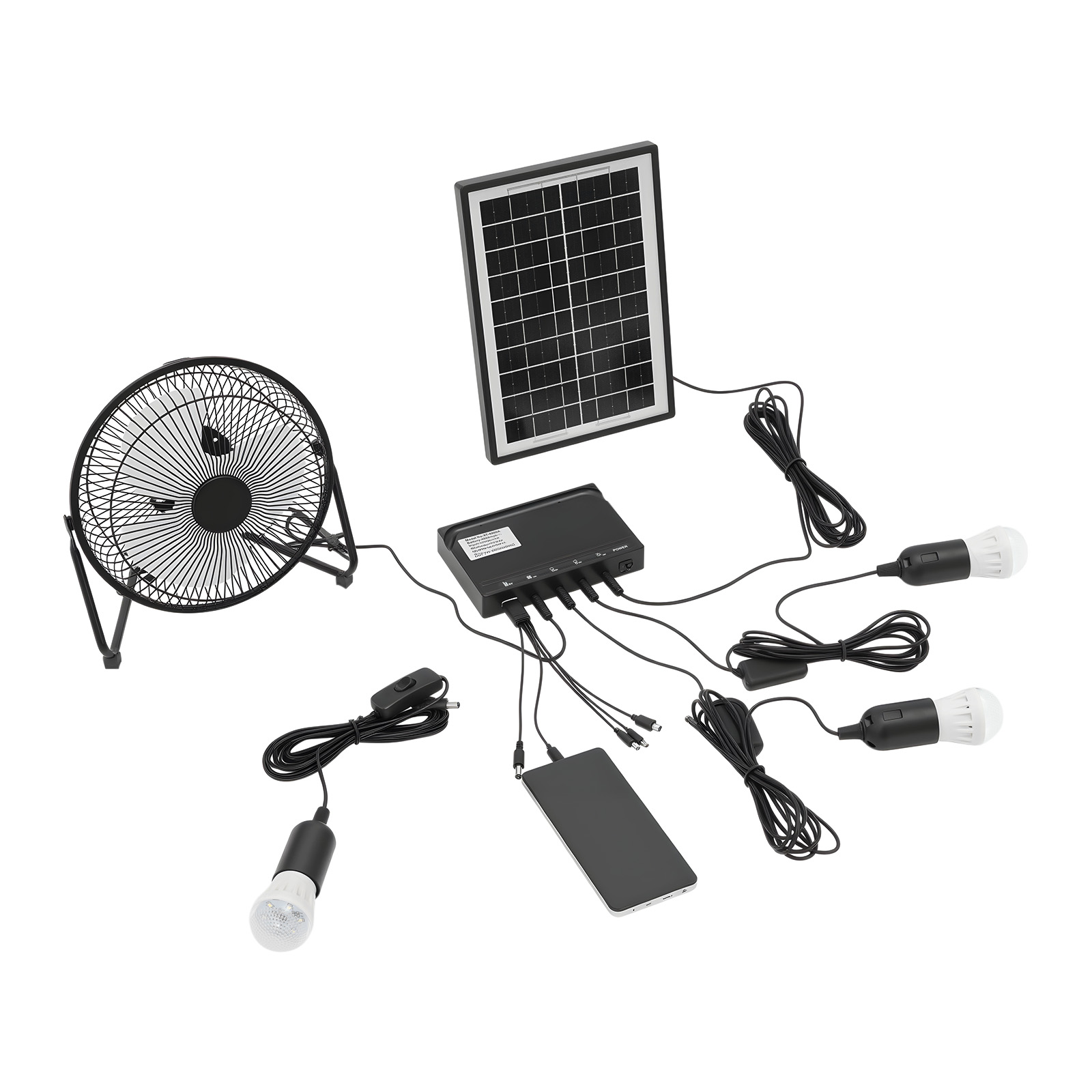 ชุดพัดลมและโคมไฟพลังงานแสงอาทิ - Halo Outdoor Lighting บทวิจารณ์และราคา