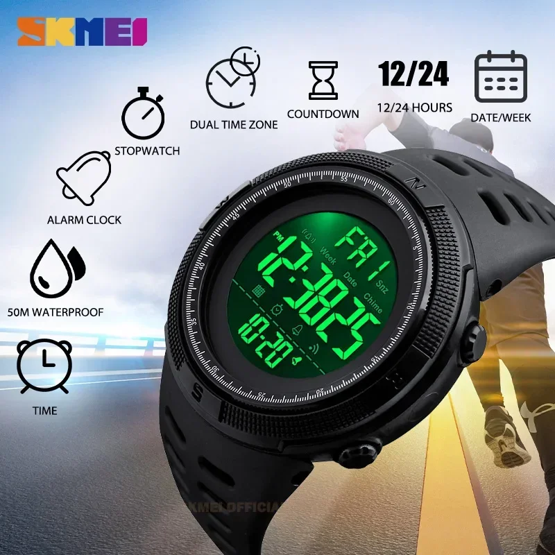 SKMEI นาฬิกาปลุกผู้ชาย, Jam Ta - Outdoor Lighting Timer บทวิจารณ์และราคา