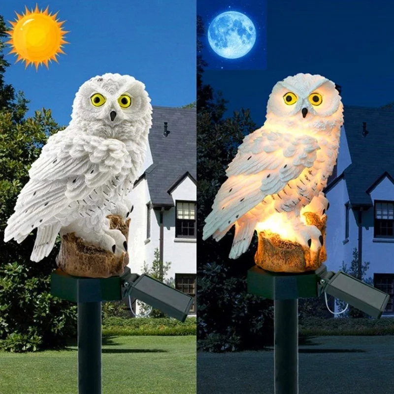 ไฟสวนรูปนกฮูกพลังงานแสงอาทิตย์ - Halo Outdoor Lighting บทวิจารณ์และราคา
