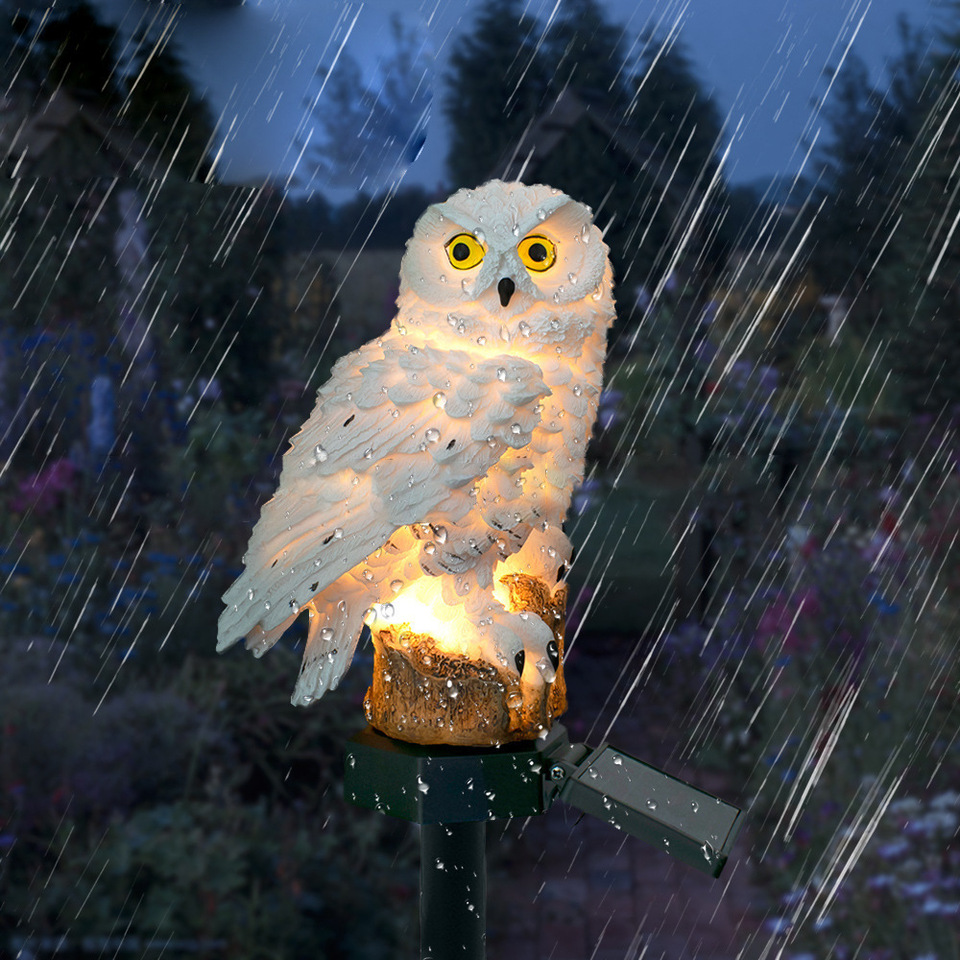 ไฟสวนรูปนกฮูกพลังงานแสงอาทิตย์ - Halo Outdoor Lighting บทวิจารณ์และราคา