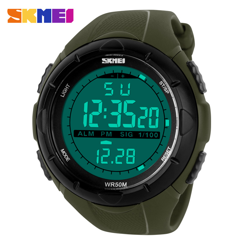 แบรนด์ SKMEI กีฬาทหารดิจิตอลนา - Outdoor Lighting Timer บทวิจารณ์และราคา