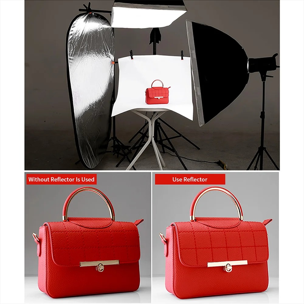แผ่นสะท้อนแสงแบบพับได้ 5-in-1  - Outdoor Lighting In Photography บทวิจารณ์และราคา