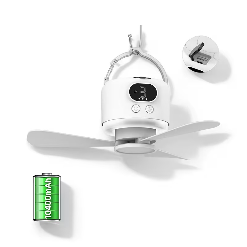 พัดลมเพดานแบบพกพา ชาร์จไฟได้ ค - Outdoor Lighting Timer บทวิจารณ์และราคา