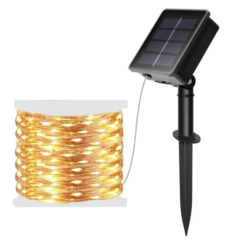 ไฟราวพลังงานแสงอาทิตย์ LED 100 - Halo Outdoor Lighting บทวิจารณ์และราคา