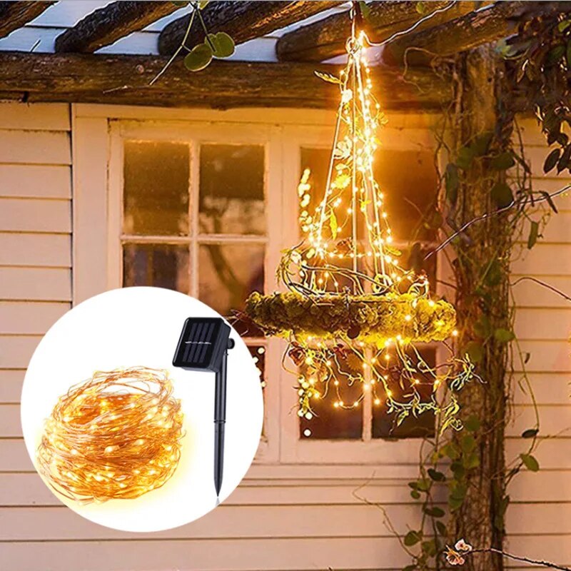 ไฟราวพลังงานแสงอาทิตย์ LED 100 - Halo Outdoor Lighting บทวิจารณ์และราคา