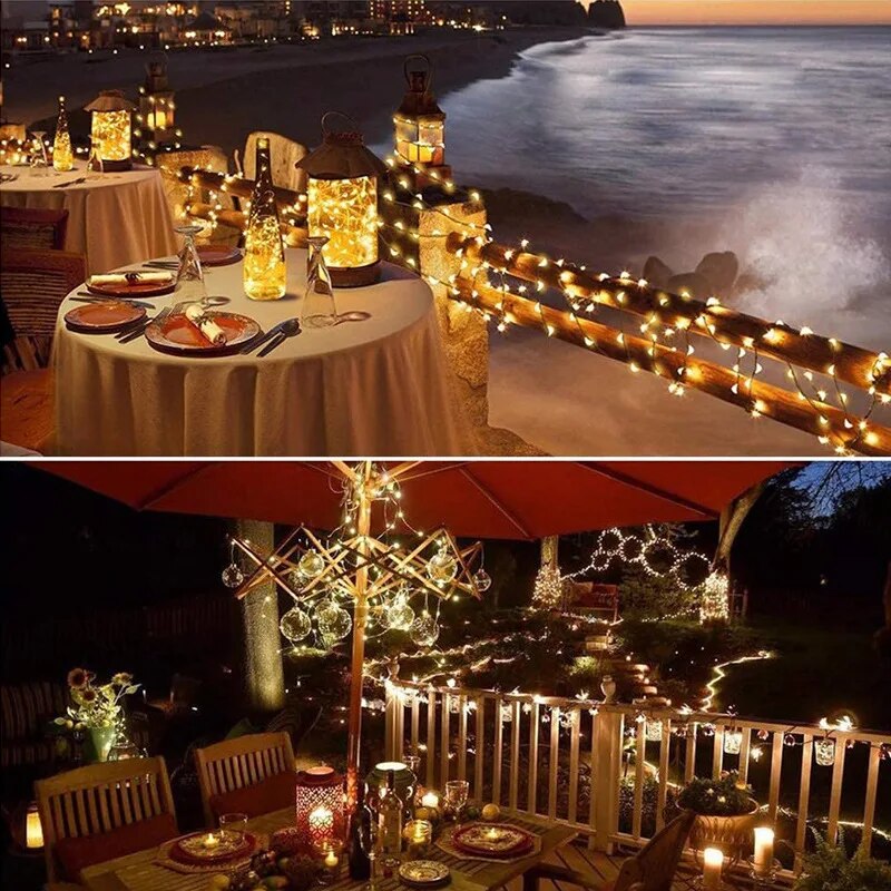 ไฟราวพลังงานแสงอาทิตย์ LED 100 - Halo Outdoor Lighting บทวิจารณ์และราคา