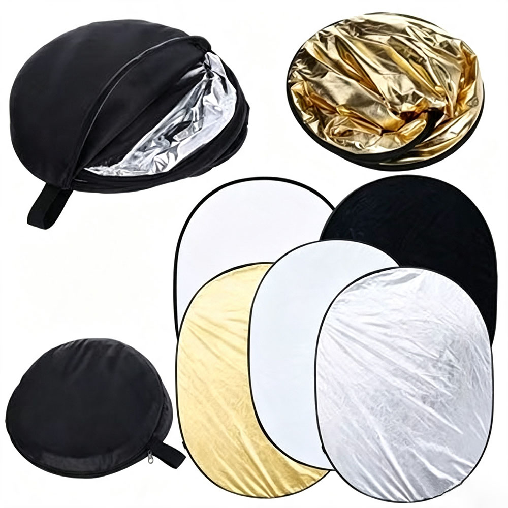 แผ่นสะท้อนแสงแบบพับได้ 5 in 1  - Outdoor Lighting In Photography บทวิจารณ์และราคา